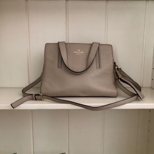 Kate Spade Taupe Leather Bag